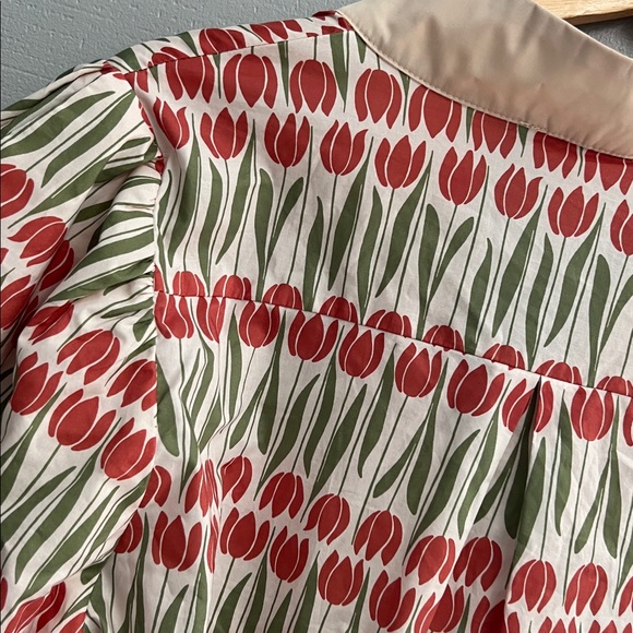 NWT Floral Entro Blouse XL V Neck New with Tags - Picture 12 of 15